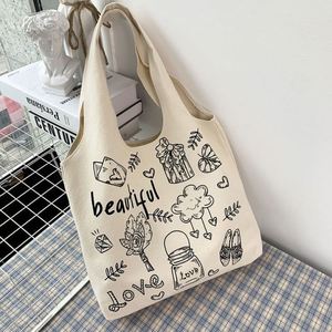 Sac fourre-tout en tissu de coton naturel sur mesure, sacs en tissu pour vêtements avec logo imprimé personnalisé, sac en toile - Product Image 2