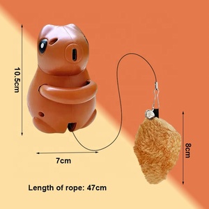 Giocattolo per Gatti Automatico con Ricarica USB, Bastone Retrattile con Scoiattolo Appeso - Product Image 4