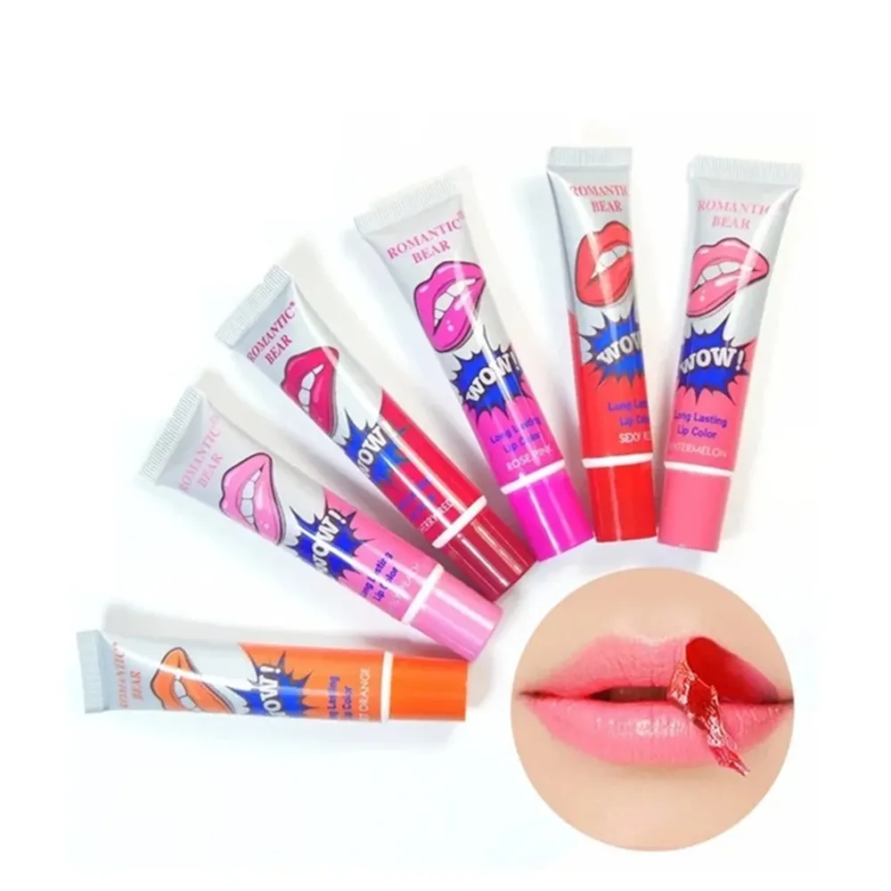 Premium 15 ml Kunststoff Lipgloss Röhren Aluminium kosmetische Quetschverpackung für Lippenbalsam und Augencreme