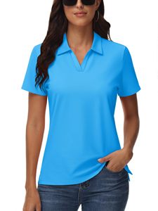 Polo à manches courtes personnalisé de haute qualité avec logo, polos personnalisés, polos de haute qualité pour femmes - Product Image 3