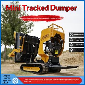 Mini Camión Volquete Tipo Oruga para el Transporte de Grava para la Construcción de Edificios - Product Image 1