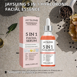 Essence faciale à l'acide hyaluronique 5 en 1, soin de la peau du visage, éclaircissant, illuminateur, sérum anti-taches - Product Image 2