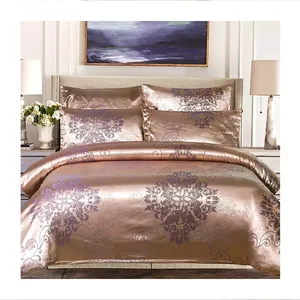 Luxury 100% Polyester Duvet Cover and Pillow case Bed Sets Bed Without Sheet
