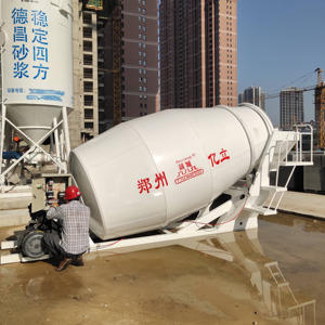 <span class=keywords><strong>Semirremolque</strong></span> cisterna de cemento a granel de alta calidad, máquina mezcladora de cemento de hormigón, remolque mezclador de hormigón usado a la venta - Product Image 4