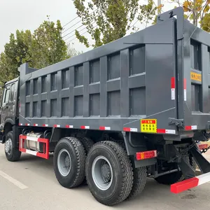 Kullanılan Sinotruck Howo 336hp 6X4 10 tekerlekler Euro 2 Euro 5 kullanılmış damper damperli kamyonlar