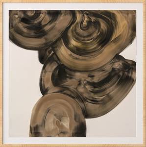 Wabi Minimalist Art Abstract Flower Painting <strong>Neutral</strong> <strong>Prints</strong> for Wall Decor - Product Image 1
