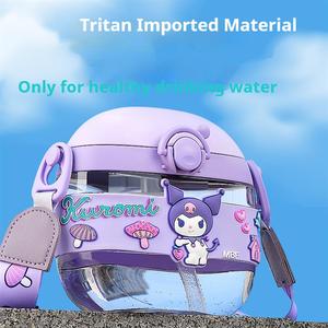 แก้วน้ำ sanrioed 500มล. ขวดพลาสติกสไตล์คลาสสิกลายการ์ตูน Kuromi My Melody ถ้วยฤดูร้อน - Product Image 2