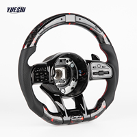 Setir Mobil Pro Black Customized Forged Carbon Fiber untuk Mercedes Benz X253 W167 X167 Restomod