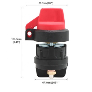 12V 300Aバッテリーアイソレータ遮断スイッチ切断バッテリースイッチ切断75920 - Product Image 2
