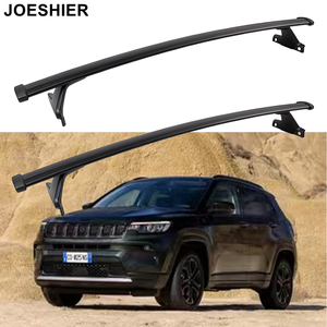 Barras Transversales para Techo de Auto JOESHIER, Aleación de Aluminio, Capacidad de Carga 100 kg + Equipaje, Rieles Portaequipajes, Instalación para Jeep Compass 2018-2021 - Product Image 1
