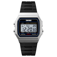 Original SKMEI 1412 Montres Digitales Classiques de Sport Vintage pour Homme et Femme