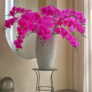 ดอกกล้วยไม้ฟาแลนนอปซิสประดิษฐ์ ยี่ห้อ Yihua Floral Art ขนาด 94 ซม. ดอกไม้ผ้าไหม ตกแต่งบ้าน ของประดับงานแต่งงาน - Product Image 1