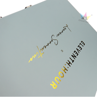 Tragbare Starre Karton-Minikoffer-Box mit Individuellem Logodruck und Griff für Wimpernaufbewahrung und Geschenkverpackung