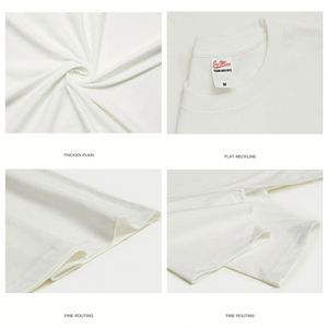 Camiseta Blanca de 250 g/m², Personalizable con Logotipo DTG, 100% Algodón, Hombros Caídos, Estilo Urbano, Camisetas Gráficas para Hombre - Product Image 2