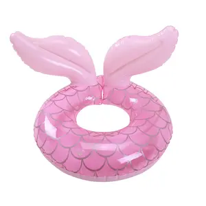 B01 переносная розовая надувная Русалка хвост плавающая трубка поплавок кольцо летние наружные водные игрушки плавание Талия Кольцо для детей
