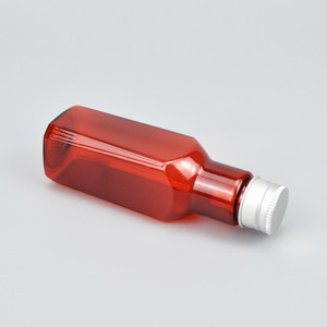 Pet Square <b>Bottle</b> 100Ml <b>Light</b> Proof Screw Cap <b>For</b> Medicine Packaging - Product Image 4