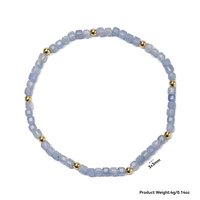 Perles de tourmaline arc-en-ciel naturelle, pierres précieuses authentiques, cristaux de guérison, bijoux chakra, perles cubiques facettées, bracelets 3x3mm