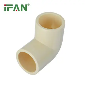 تجهيزات أنابيب IFAN عالية الجودة من مادة كلوريد البولي فينيل 1/2 بوصة - 2 بوصة تجهيزات CPVC على قدم واحدة