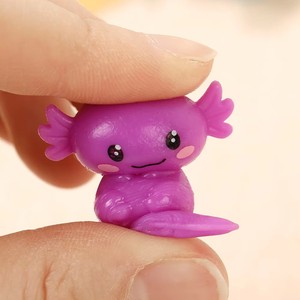 Squishy Axolotl Multicolore en TPR Souple - Jouet Anti-Stress à Rebond Lent pour Enfants et Adultes, Jouet Sensoriel et Cadeaux de Fête - Product Image 2