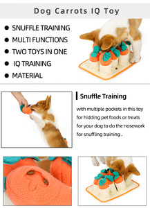 Jouet à mâcher pour animaux de compagnie en promotion – Jouets de puzzle écologiques pour chiens, idéaux pour l'entraînement, carottes de luxe et pour chats agressifs - Product Image 3