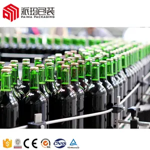 Automatic rotative rice fruit sparking full wine bottle bottling filling capping machine line red wine plant for sale