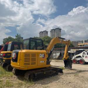 Mini-excavatrice sur chenilles CAT 305.5E2 d'occasion en bon état, faible consommation de carburant, service après-vente d'un an, sans fuites d'huile, en stock - Product Image 6