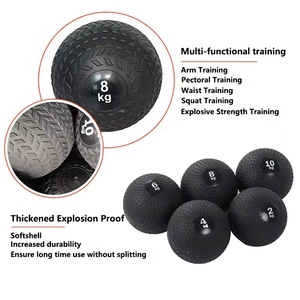 DINUO Ballon lesté antidérapant à motif de pneu, rempli de sable, non rebondissant, pour la gym, le fitness, le <span class=keywords><strong>CrossFit</strong></span> et l'entraînement en garage - Product Image 2
