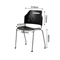 Meubles de classe pour universités au design moderne, table d'étude chinoise, sièges ergonomiques, chaises individuelles pour étudiants pour l'école