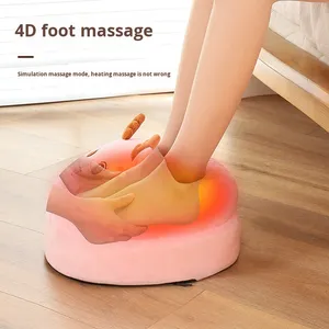 Calentador de Pies Recargable con Masajeador y Calefacción por Convección, Masajeador de Invierno, Lindo Ciervo Rosa - Product Image 4