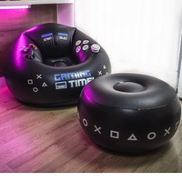 Canapé gonflable moderne et imperméable de l'usine Amity Pouf paresseux pliable et confortable pour les clubs et les jeux Esports Fauteuil pouf