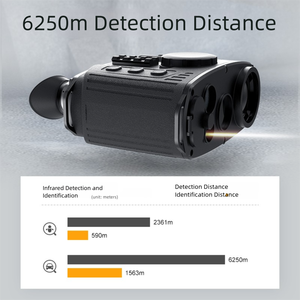 Hti Vehicle 6250m Day/night Use <b>Thermal</b> Imaging Binocular Ip66 Series with Rangefinder Function 640x512 - Product Image 5
