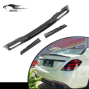 Diffuseur de pare-chocs arrière en carbone W222 pour Mercedes-Benz Classe <span class=keywords><strong>S</strong></span> W222 <span class=keywords><strong>AMG</strong></span> S63 S65 2018 - Product Image 1