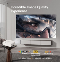 Aokang Proyektor Laser Mini Portabel Ultra Short Throw Hd Native 1080P Smart Tv Video 4K Bt5.4 Wi-Fi Home Theater