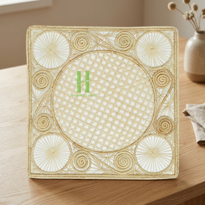 Produits phares : Sets de table en corde de papier, tailles personnalisables, variété de couleurs, pour la décoration de table et la décoration intérieure, en provenance du Vietnam, vente en gros. - Product Image 1