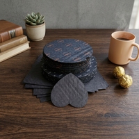 Papier sulfurisé alimentaire enduit, écologique, jetable, absorbant les chocs, avec logo et forme personnalisés