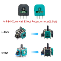 Potentiomètre de manette à effet Hall pour contrôleur PS5 Module de capteur analogique 3D potentiomètres magnétiques pour PS4 pour manette Xbox