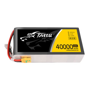 Batería Lipo TATTU HV 40000mAh 40Ah de Alto Voltaje <span class=keywords><strong>6S</strong></span> 22.8V 10C para Drones UAV - Product Image 1