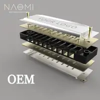 Хроматическая гармоника NAOMI, дизайн логотипа на заказ, гармоника, принимаем OEM