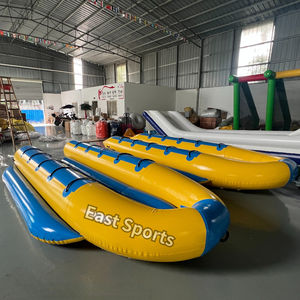 Bote Inflable Acuático Tipo Banana para 10 Personas, Remolcable - Product Image 1