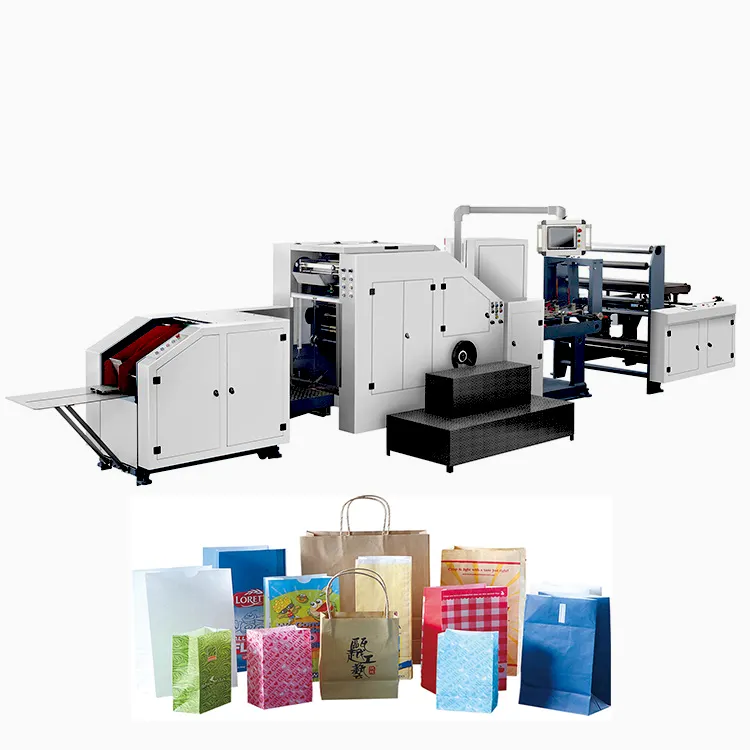 Automatische braun kraft papier taschen forming maschine papier beutel, der maschine aus Deutschland