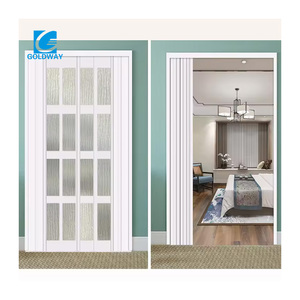 Cinese trasparente in plastica PVC fisarmonica pieghevole porta scorrevole divisorio <span class=keywords><strong>per</strong></span> bagno in PVC porta pieghevole porta - Product Image 4
