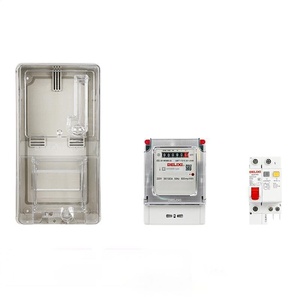 Boîte de distribution de compteur électronique monophasé | Boîte de compteur électrique en plastique | Boîte d'alimentation domestique renforcée - Product Image 4