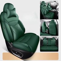Housses de siège de voiture complètes en cuir Napa de luxe, toutes saisons, pour la rangée complète de 5 sièges, pour Honda CRV XRV Vezel