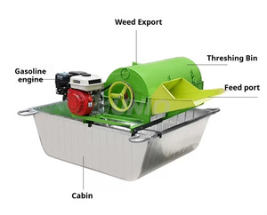 UNIO Support de puissance stable, résistant à la rouille, finition soignée, prix bas, batteuse de riz agricole haute performance montée sur <span class=keywords><strong>bateau</strong></span> - Product Image 3