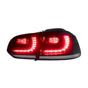Ensemble de feu arrière <span class=keywords><strong>LED</strong></span> de haute qualité pour VW <span class=keywords><strong>Golf</strong></span> <span class=keywords><strong>6</strong></span> MK6 R20 2010-2012 feux arrière de voiture 6000k accessoires de Signal <span class=keywords><strong>clignotant</strong></span> couleur - Product Image 1