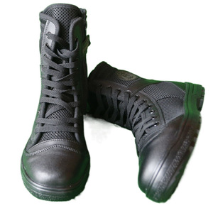 รองเท้าบูทปฏิบัติการพิเศษแบบหุ้มข้อสูง ผ้าตาข่ายระบายอากาศ หนังเย็บต่อกัน พื้นนุ่ม ส้นเตี้ย สำหรับฝึกซ้อมในฤดูหนาว ใช้งานกลางแจ้ง - Product Image 5