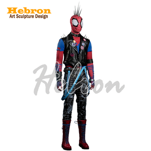 Conjunto Completo Personalizado de <span class=keywords><strong>Spider</strong></span>-Punk, Colección Personal, Disfraz de Personaje de Película, Cosplay, Evento de Halloween, Actuación, para Hombre #   Adulto - Product Image 2
