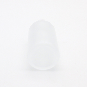 Botella redonda de vidrio transparente personalizada, con tapa de anillo dorado para aceite esencial - Product Image 6