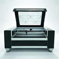 Machine de découpe et de gravure au laser CO2 300W/150W/100W pour acrylique, bois, MDF, papier, mousse EVA, tube de verre CO2 scellé, refroidissement par eau