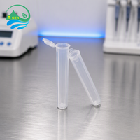 Flacons Pop-Top UV de 72 mm, 96 mm, 116 mm avec couvercle sécurisé et dessiccant intégré pour pilules, vitamines et herbes